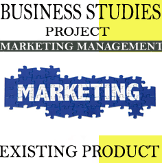Business Studies Project-on Marketing Management on existing product