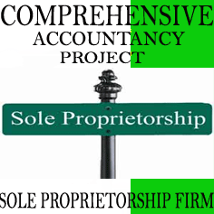 Comprehensive Accountancy Project on Sole Proprietorship firm