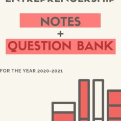 Entrepreneurship Notes & Question Bank Class 12 CBSE
